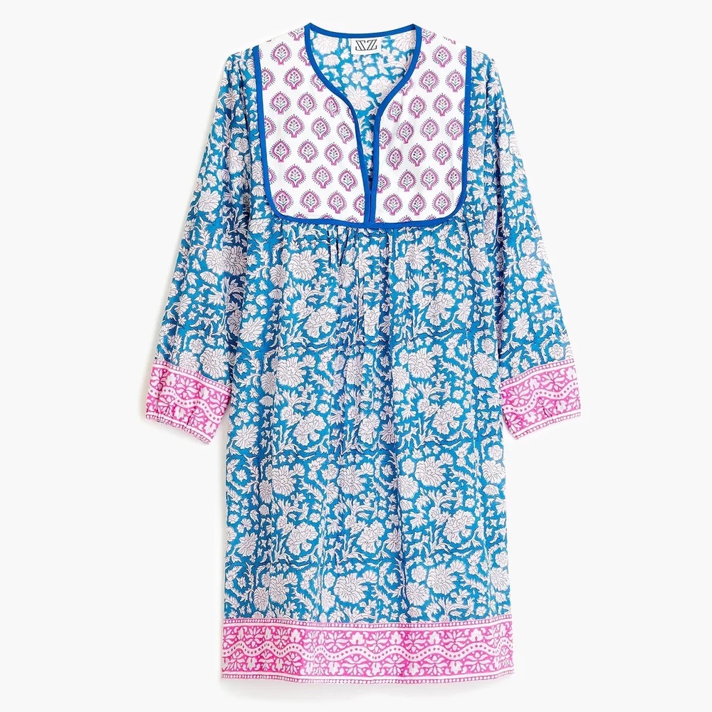 SZ Block Prints x J. Crew kitty dress